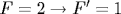 F=2\rightarrow F'=1