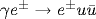\gamma e^{\pm} \to e^{\pm} 
u \bar 
u