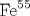 \mathrm {Fe}^{55}