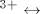 ^{3+} \leftrightarrow 
